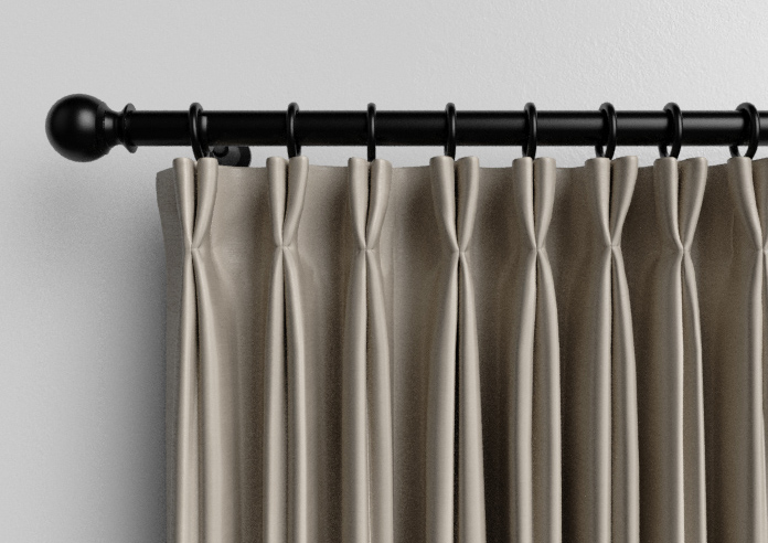 Akoya Faux Silk, Lustre Tarnished Grey - Made to Measure Curtain - Image 10